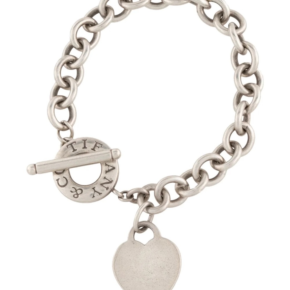 Tiffany & Co. Heart Tag Toggle Silver Bracelet